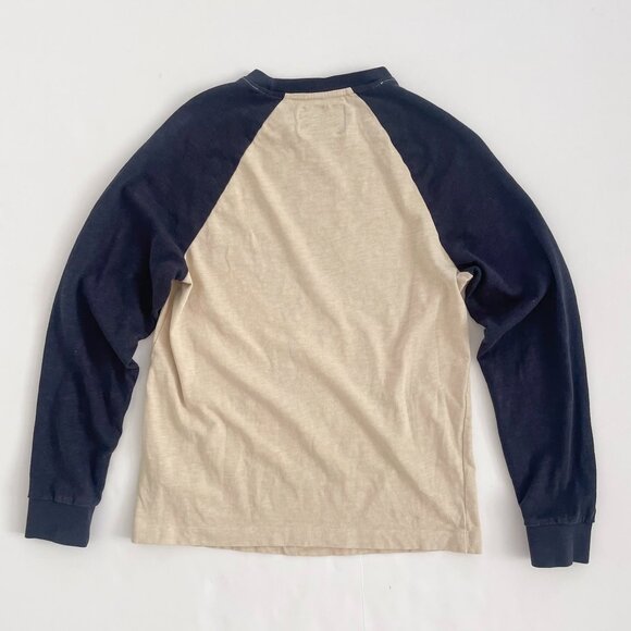 The Stronghold Tiger Graphic Tee Men XS Colorblock Raglan Long Sleeve Venice, CA - Picture 4 of 7